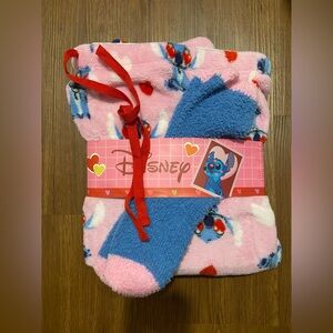 Disney Pink and Blue Stitch  Socks & Sleep Pants set
